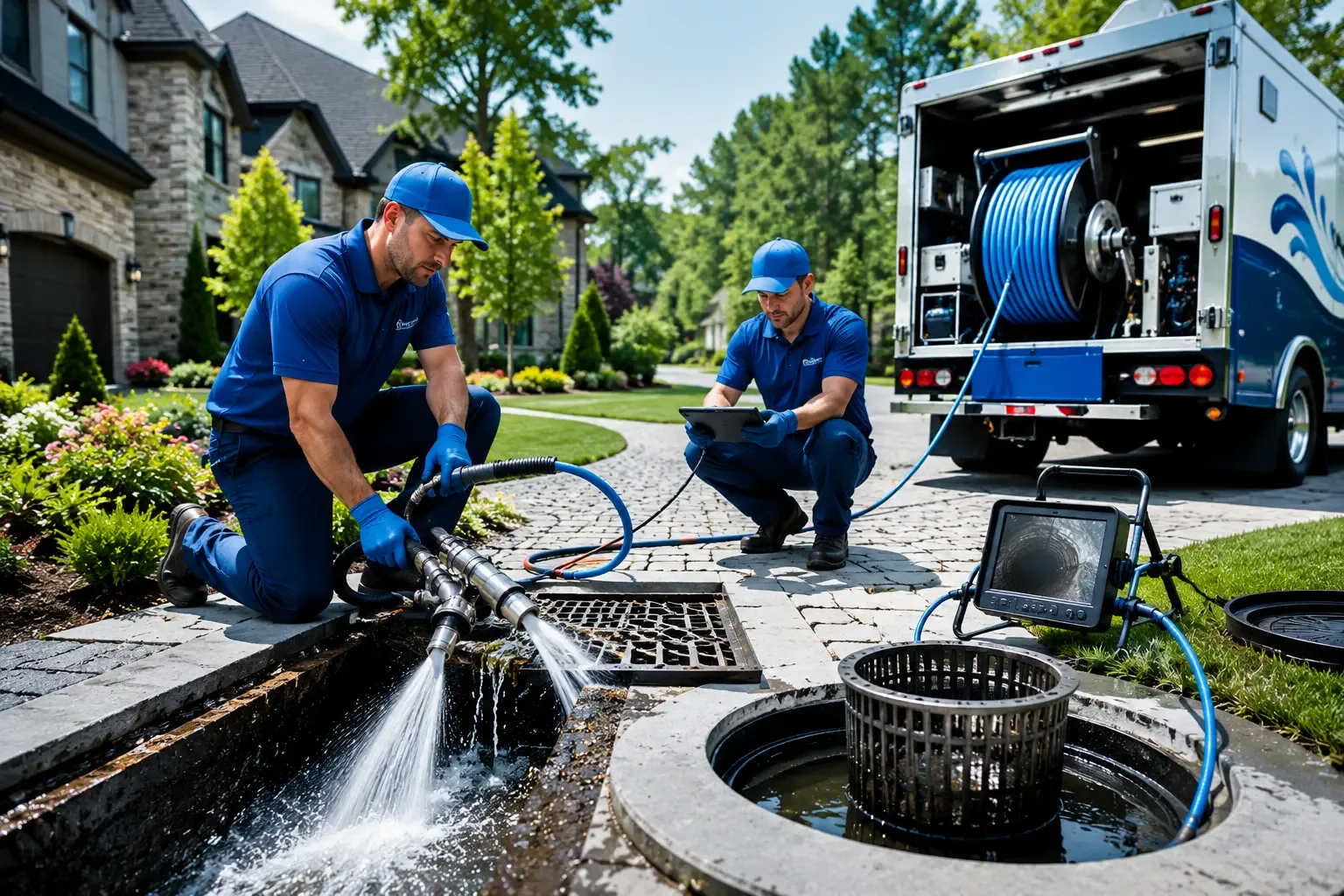 Local outdoor drain cleaning professionals in Bakersfield, VT
